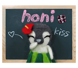 FUNNYBEGO & FRIENDS stuffed penguin 3 sticker #15072252