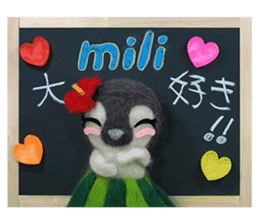 FUNNYBEGO & FRIENDS stuffed penguin 3 sticker #15072254