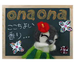 FUNNYBEGO & FRIENDS stuffed penguin 3 sticker #15072259