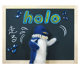 FUNNYBEGO & FRIENDS stuffed penguin 3 sticker #15072263