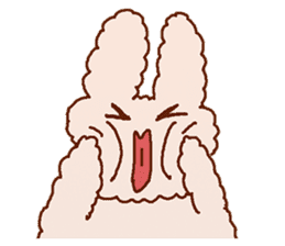 Cute Child's rabbit sticker #15072632
