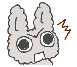 Cute Child's rabbit sticker #15072641