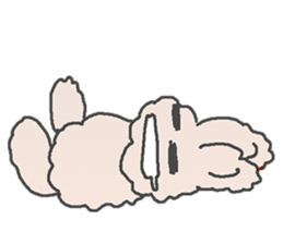 Cute Child's rabbit sticker #15072650