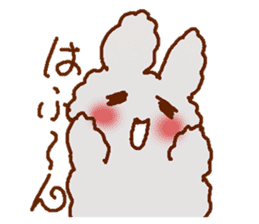 Cute Child's rabbit sticker #15072657