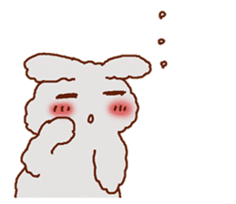 Cute Child's rabbit sticker #15072658
