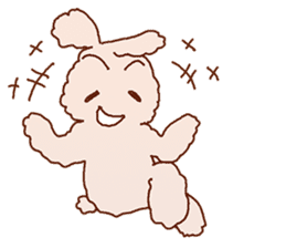 Cute Child's rabbit sticker #15072662
