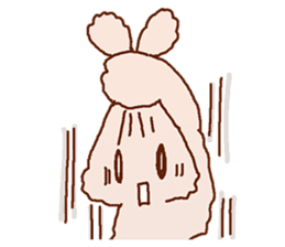 Cute Child's rabbit sticker #15072666