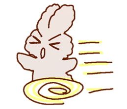 Cute Child's rabbit sticker #15072667