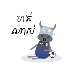 Kouprey Cambodia with football jersey sticker #15072853