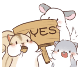 Hachito Mouse Life_2 sticker #15073868