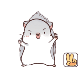 Hachito Mouse Life_2 sticker #15073877