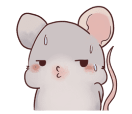 Hachito Mouse Life_2 sticker #15073895
