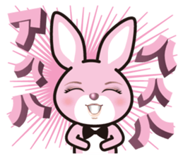A blue eye rabbit sticker #15073998