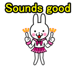Sailor suit rabbit(English) sticker #15074524