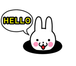 Sailor suit rabbit(English) sticker #15074526