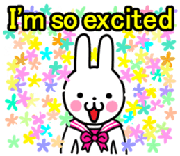 Sailor suit rabbit(English) sticker #15074528