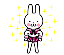 Sailor suit rabbit(English) sticker #15074535