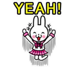 Sailor suit rabbit(English) sticker #15074536