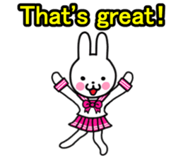 Sailor suit rabbit(English) sticker #15074538