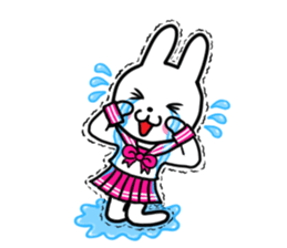 Sailor suit rabbit(English) sticker #15074542