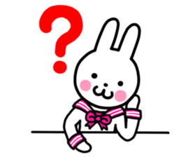 Sailor suit rabbit(English) sticker #15074543