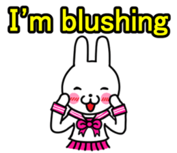 Sailor suit rabbit(English) sticker #15074544