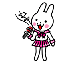 Sailor suit rabbit(English) sticker #15074546