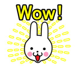 Sailor suit rabbit(English) sticker #15074547