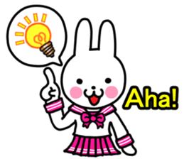 Sailor suit rabbit(English) sticker #15074548