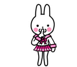 Sailor suit rabbit(English) sticker #15074549