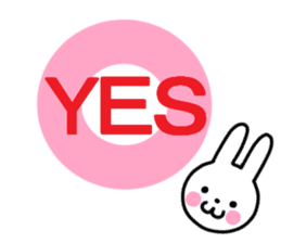 Sailor suit rabbit(English) sticker #15074554