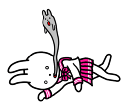 Sailor suit rabbit(English) sticker #15074562