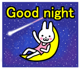 Sailor suit rabbit(English) sticker #15074563