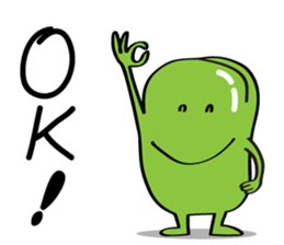 Cute Broad Beans sticker #15074710