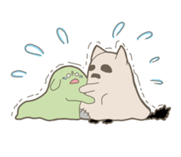 Pastel colour zombie sticker #15075175