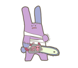 Pastel colour zombie sticker #15075177