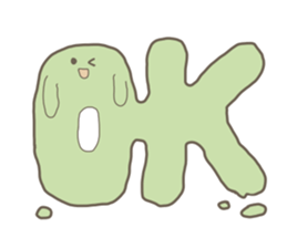 Pastel colour zombie sticker #15075184