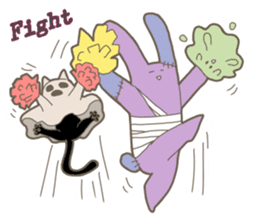 Pastel colour zombie sticker #15075187