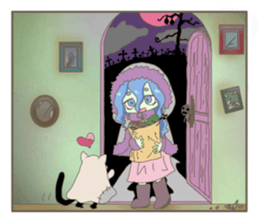 Pastel colour zombie sticker #15075211