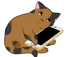 Tortoiseshell<Cat sticker> sticker #15075984