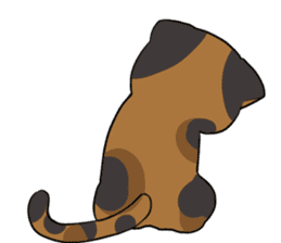Tortoiseshell<Cat sticker> sticker #15075993