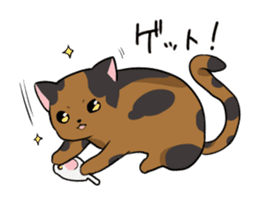 Tortoiseshell<Cat sticker> sticker #15076007