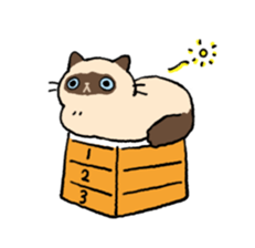 Himalayan<Cat sticker> sticker #15076336