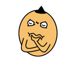 His face is fancy face sticker #15076384