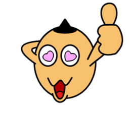 His face is fancy face sticker #15076387