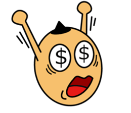 His face is fancy face sticker #15076398