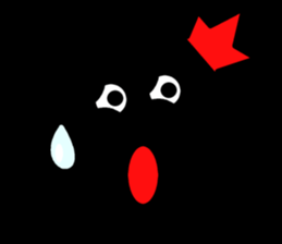 His face is fancy face sticker #15076401