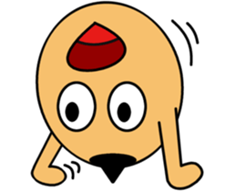 His face is fancy face sticker #15076409