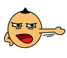 His face is fancy face sticker #15076415