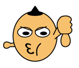 His face is fancy face sticker #15076416